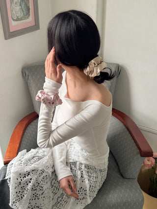 Zipper Storage Daily Hair Scrunchie
