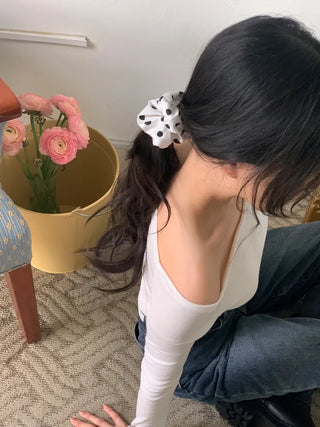 Zipper Storage Daily Hair Scrunchie