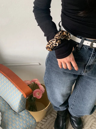 Zipper Storage Daily Hair Scrunchie