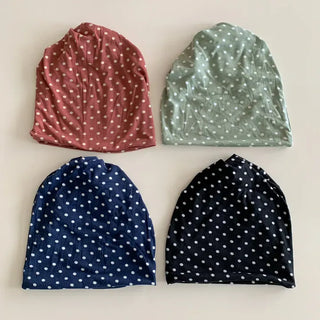 Dual Dot Twist Beanie Hat