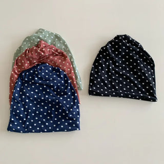 Dual Dot Twist Beanie Hat