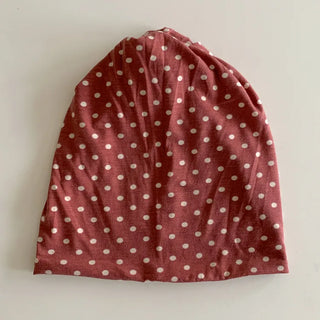Dual Dot Twist Beanie Hat