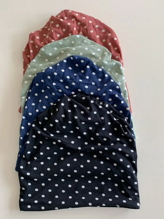 Dual Dot Twist Beanie Hat