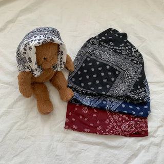 Disstored Paisley Twist Pattern Beanie Hat