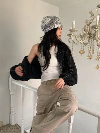 Disstored Paisley Twist Pattern Beanie Hat