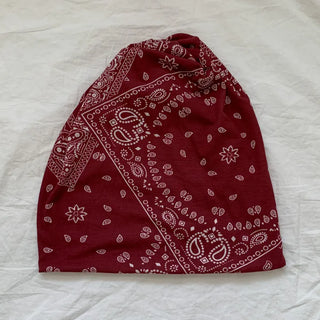 Disstored Paisley Twist Pattern Beanie Hat