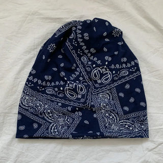 Disstored Paisley Twist Pattern Beanie Hat