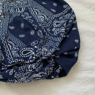 Disstored Paisley Twist Pattern Beanie Hat