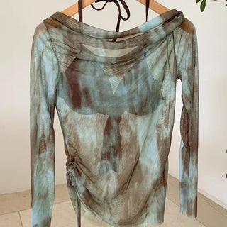 Mixed Print Cover-up Set Bikini Swimwear