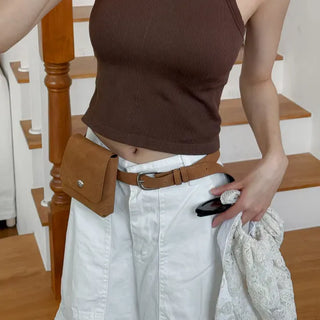 Riti Big Pocket Hip Bag Mini Bag Belt