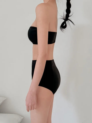 Standard Black and White Cardigan Skirt Set Bikini Swimwear