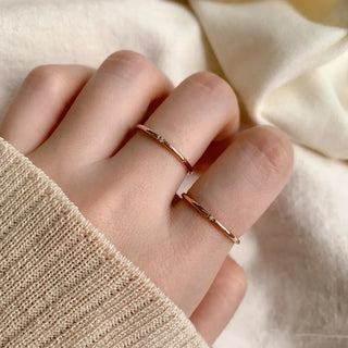 Non-tarnishing Surgical Steel Only You Couple Rings Cubic Zirconia Rings