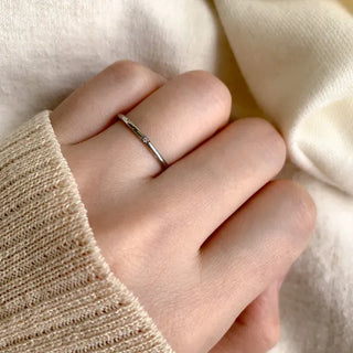 Non-tarnishing Surgical Steel Only You Couple Rings Cubic Zirconia Rings