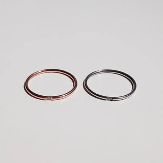 Non-tarnishing Surgical Steel Only You Couple Rings Cubic Zirconia Rings