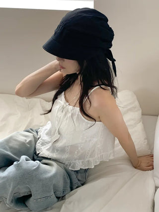 Peaked Fleece Scarf Bandana Cap