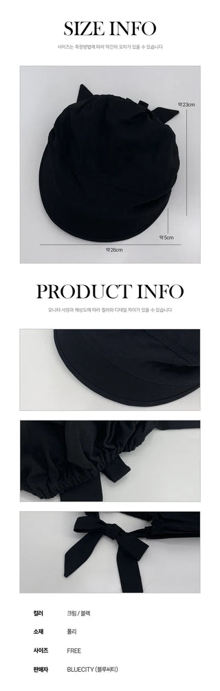 Peaked Fleece Scarf Bandana Cap