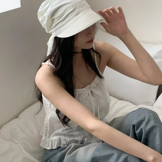 Peaked Fleece Scarf Bandana Cap
