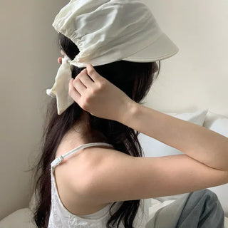 Peaked Fleece Scarf Bandana Cap