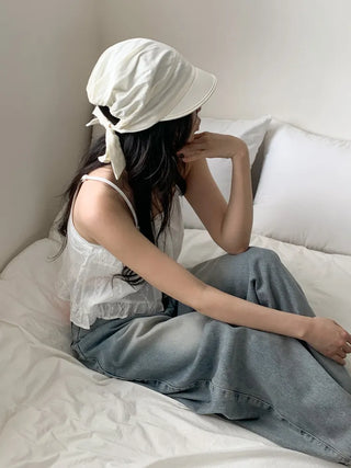 Peaked Fleece Scarf Bandana Cap
