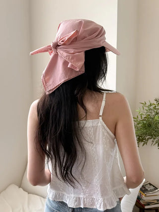 Sun Off Round Water Park Rainy Season Look UV Protection Bandana Cap