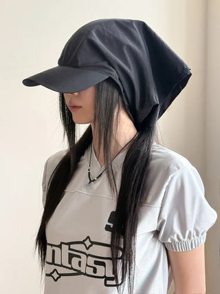 Sun Off Round Water Park Rainy Season Look UV Protection Bandana Cap
