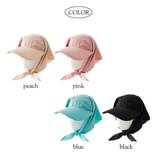 Sun Off Round Water Park Rainy Season Look UV Protection Bandana Cap