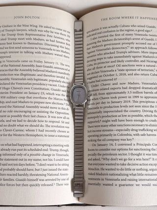 Metal Oval Silver Wristwatch