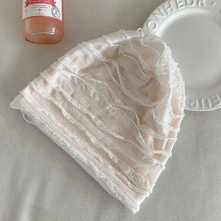 Light Frill Tiered Beanie Hat
