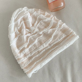 Light Frill Tiered Beanie Hat