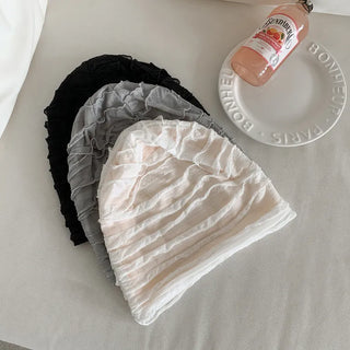 Light Frill Tiered Beanie Hat