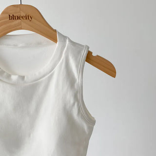Drop String Bralette Crop Cap Sleeveless