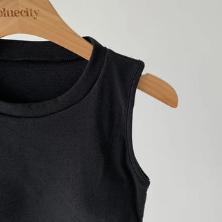 Drop String Bralette Crop Cap Sleeveless