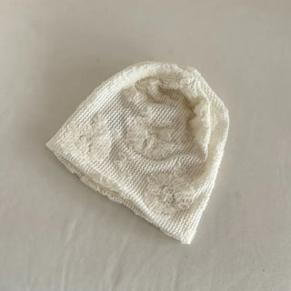 Net See-through Mesh Flower Lace Beanie Collection