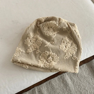 Net See-through Mesh Flower Lace Beanie Collection