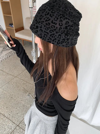 Net See-through Mesh Flower Lace Beanie Collection