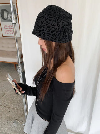 Net See-through Mesh Flower Lace Beanie Collection