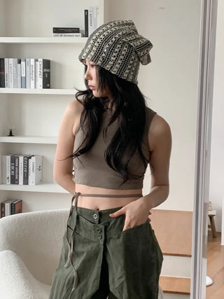 Net See-through Mesh Flower Lace Beanie Collection