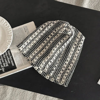 Net See-through Mesh Flower Lace Beanie Collection