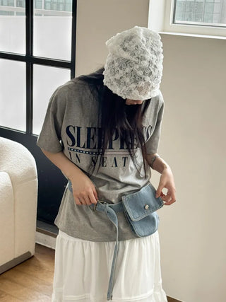 Net See-through Mesh Flower Lace Beanie Collection