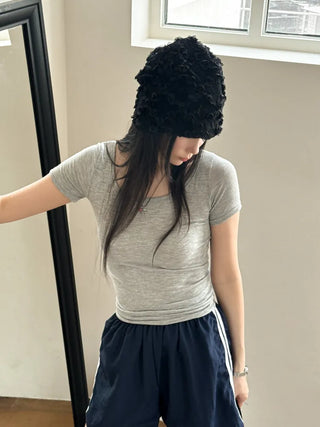 Net See-through Mesh Flower Lace Beanie Collection