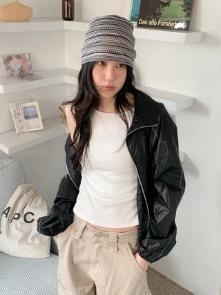 Net See-through Mesh Flower Lace Beanie Collection