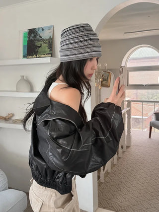 Net See-through Mesh Flower Lace Beanie Collection