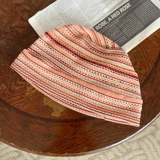 Net See-through Mesh Flower Lace Beanie Collection
