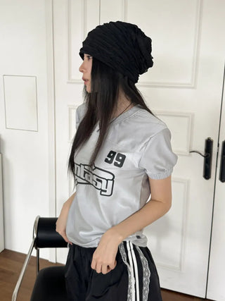 Net See-through Mesh Flower Lace Beanie Collection