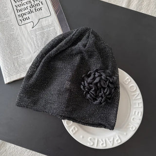 Net See-through Mesh Flower Lace Beanie Collection