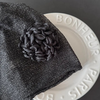 Net See-through Mesh Flower Lace Beanie Collection