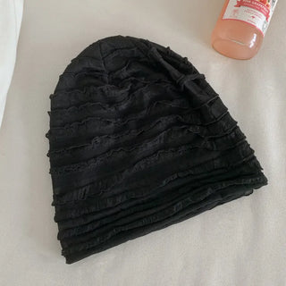 Net See-through Mesh Flower Lace Beanie Collection