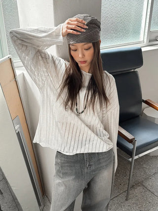 Net See-through Mesh Flower Lace Beanie Collection