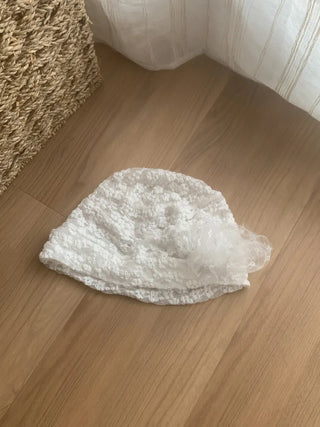 Net See-through Mesh Flower Lace Beanie Collection