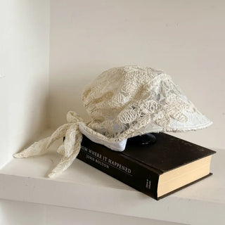 Net See-through Mesh Flower Lace Beanie Collection